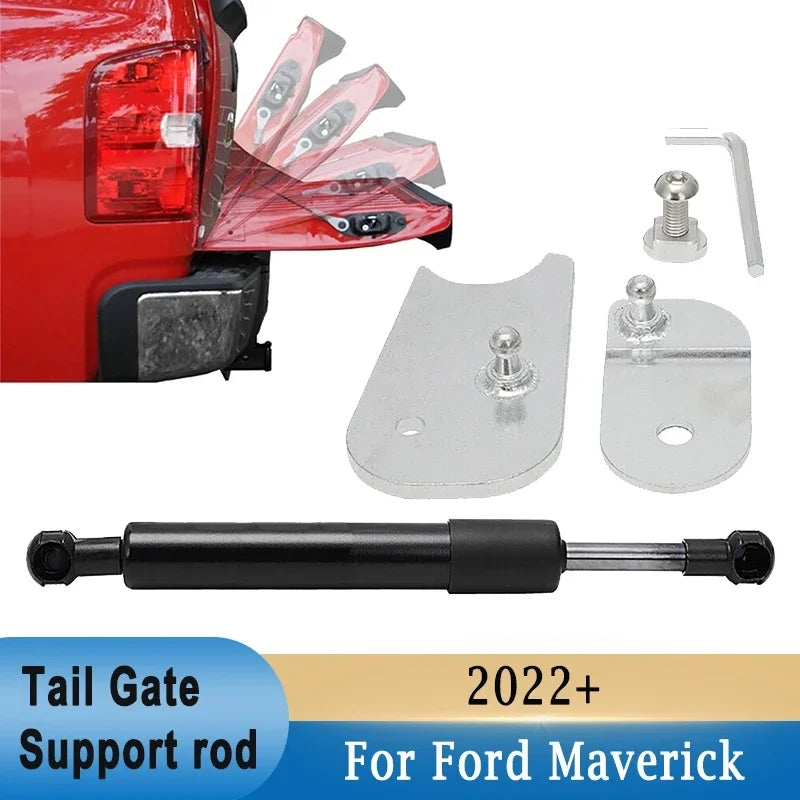 Tailgate Assist Lift Shock Support Rod Truck For Ford Maverick 2022+ Lift Assist Spring Pickup Door Soft Open Accessories