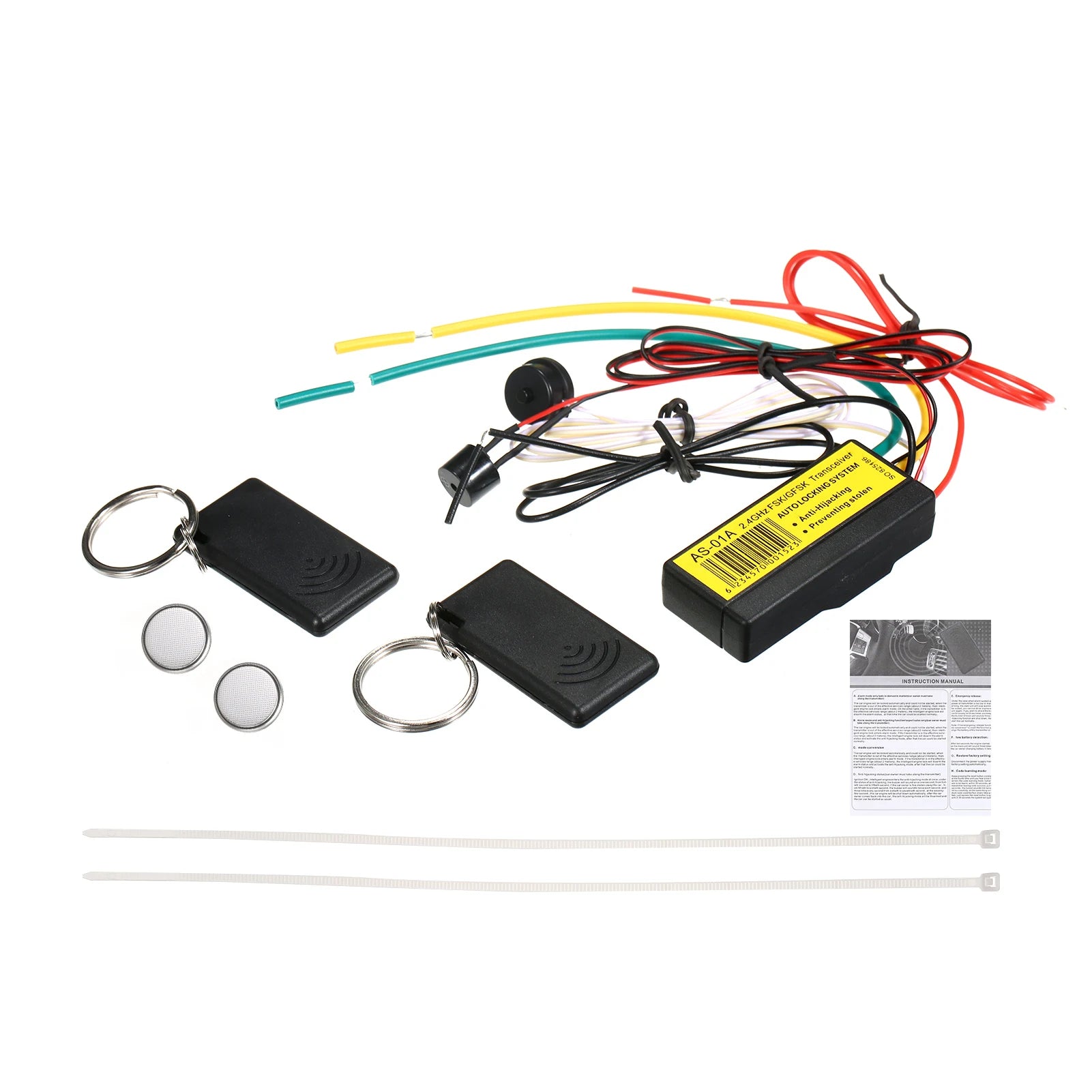 Anti-Theft Devices for Vehicles Engine Immobilizer Car Anti-Theft Device Portable Anti-Hijacking Alarm System for 12V Vehicles