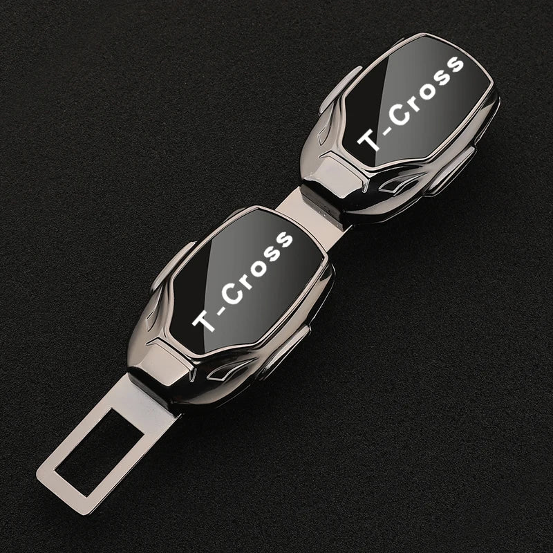 Car Seat Belt Metal Jewelry Seat Belt Accessory Extender for T-CROSS TCROSS Accessories