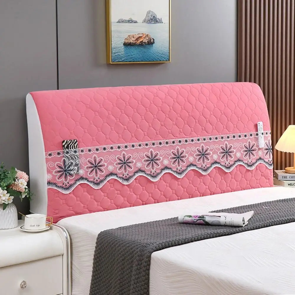 Elastic Anti-Collision Bed Head Cover Detachable All-inclusive Headboard Cover Thickened Luxury Soft Bedside Dust Cover