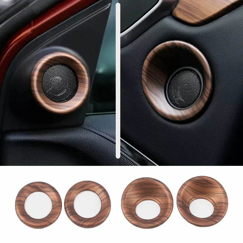 For Honda CRV CR-V 2017 2018 2019 2020 2021 2022 Peach Wood Interior Accessories Decoration Cover window switch gear panle cover