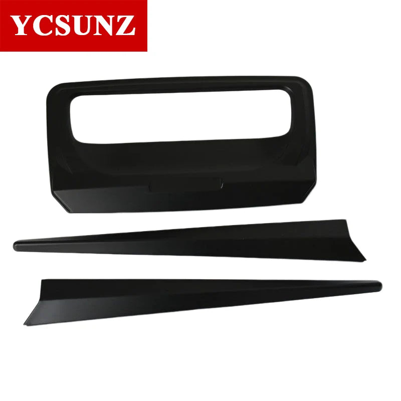 Embellecedor de puerta trasera de ABS para camioneta Ford Ranger Wildtrak T6 T7 T8 2012 2013 2014 2015 2016 2017 2018 2019 2020 2021, accesorios