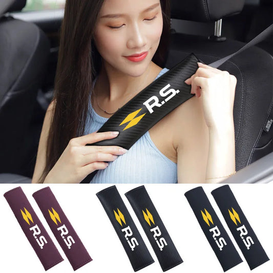 Car Safety Belt Cover Shoulder Pad for renault RS captur duster megane 2 3 clio logan laguna 2 kadjar scenic 2 Mito accessories
