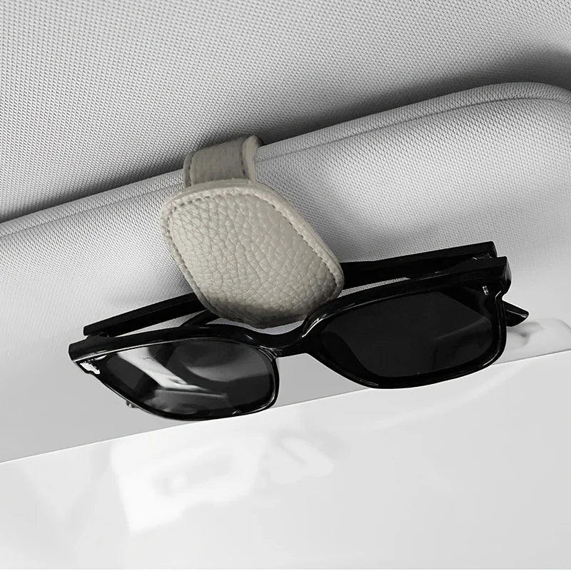 Car Visor Fashion Glasses Holder Clip,Secure Fit for All Vehicles,Visor Attachment,Stylish Car Accessory,Secure Magnetic Hold