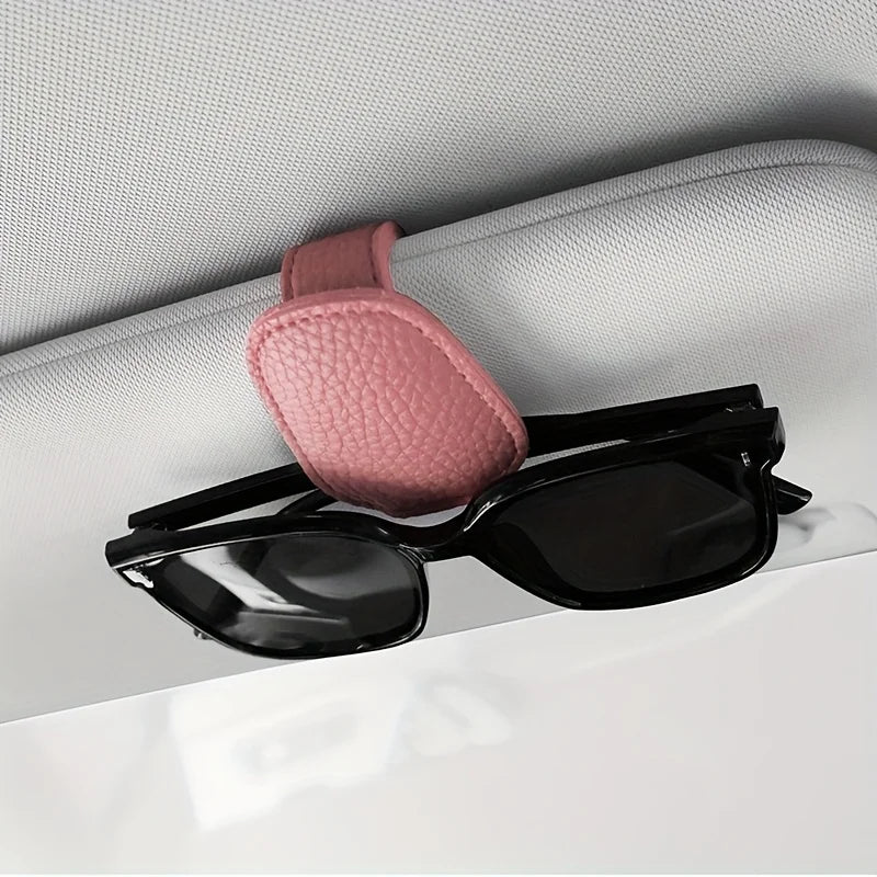 Car Visor Fashion Glasses Holder Clip,Secure Fit for All Vehicles,Visor Attachment,Stylish Car Accessory,Secure Magnetic Hold