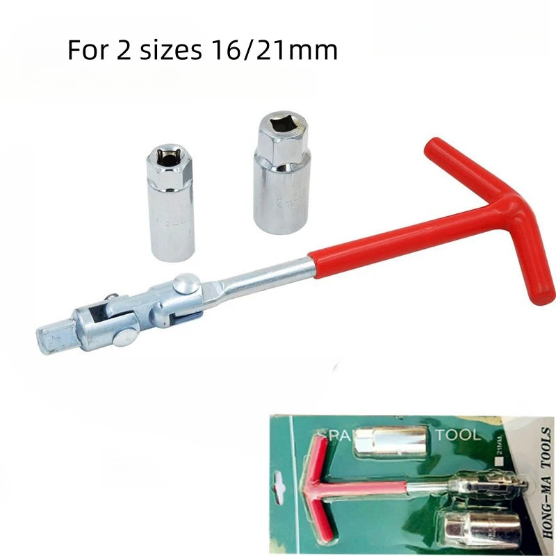 Spark Plug Sleeve T Type 14 16 21 Auto Motorcycle Removal Spark Plug Tool Auto Repair Tool Set