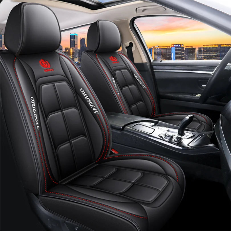 Car seat cushion full surround all season universal leather seat cover wear-resistant, dirt resistant, breathable car seat cover