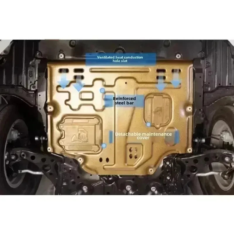 Car Accessories Black Under Engine Guard Mudguard Board Splash Shield Mud Fender Plate Panel For Volvo C70 2004-2012