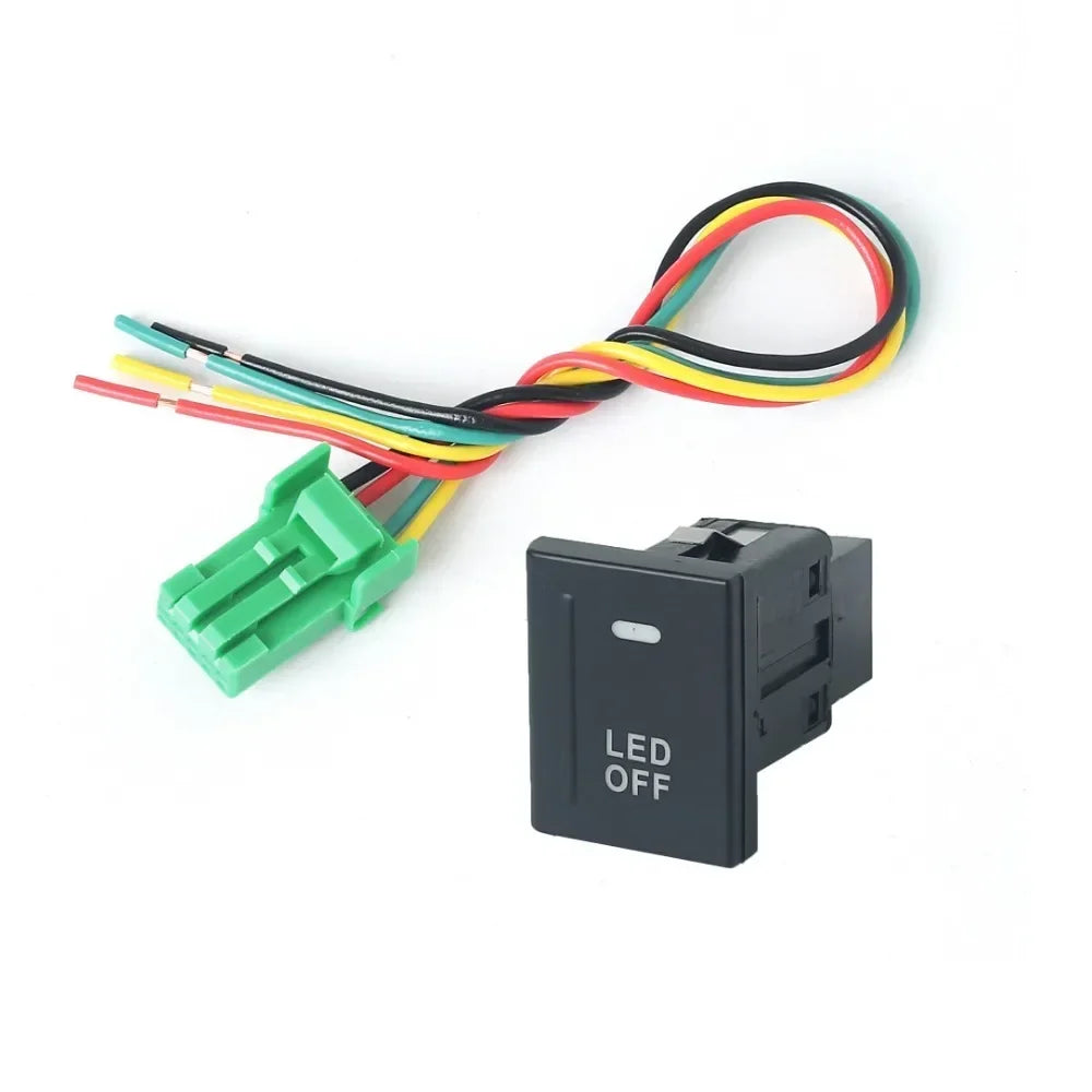 For Volkswagen Amarok 11-18 Accessories 1PC Car LED DRL Fog Lights Power Spotlight Fan Radar Front Rear Diff Lock Electronic Dog