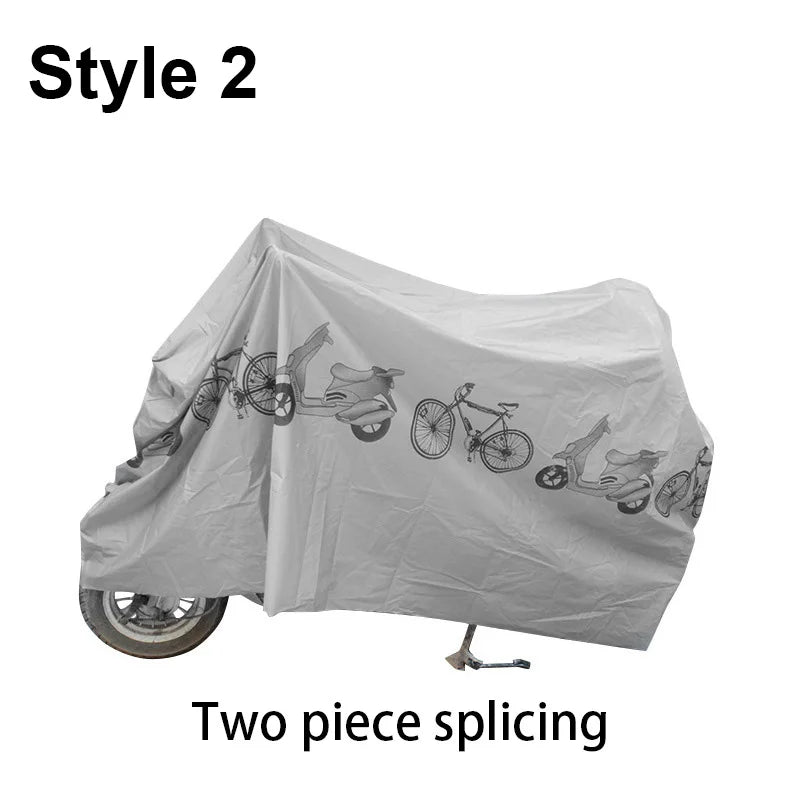 1Pc Bicycle cover, electric vehicle cover, motorcycle rain cover, dust cover, sun shading Electric Vehicles Bikes Accessories