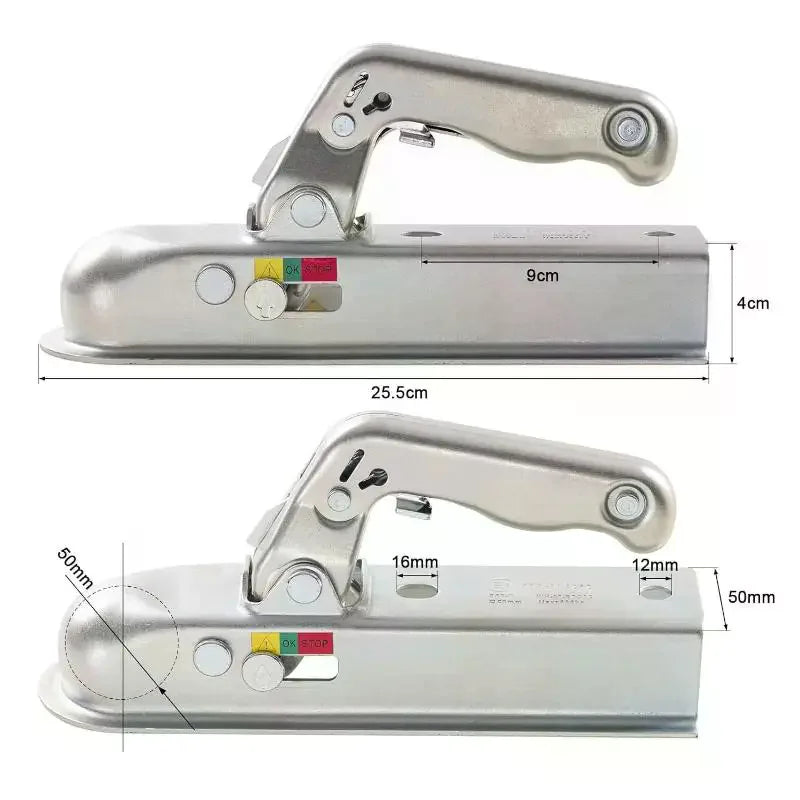 1Pcs RV Boat Trucks Accessories Trailer Tow Connector Towball Protector Head Connector For Unbraked Trailers Upto 800kg Trailer