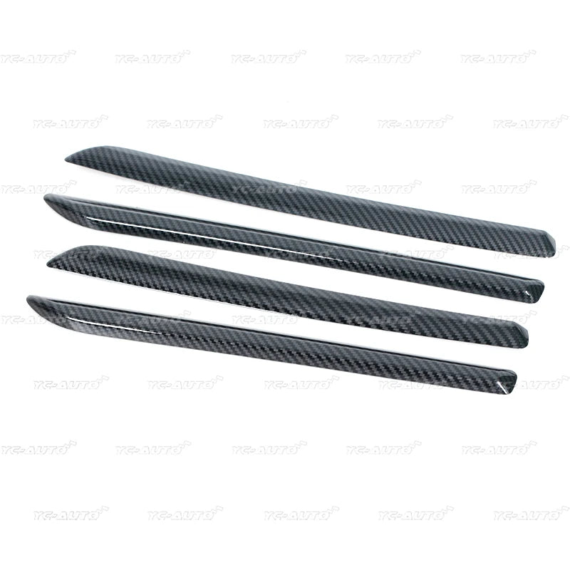 For Audi A3 S3 RS3 2014-2018 For LHD Car Center Console Door Panel Carbon Fiber Trim ABS Interior Cover Trims Accessories