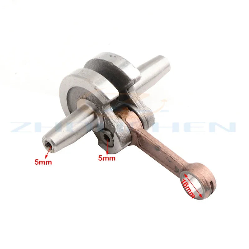 Motorcycle Engine Crankshafts For 49cc 2 Stroke Heavy Performance Pull Circle Semicircular Crankshaft Crank Shaft Gas Mini Pocke