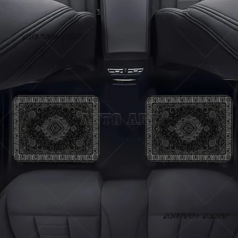 4pcs Moroccan Universal Vintage Car Floor Mats Front And Rear Seat Protection for All Vehicles Four Seasons Universal Car Carpet