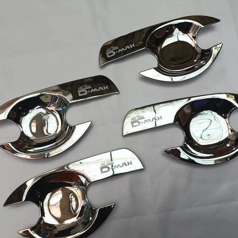 For Isuzu D Max Dmax RT 2012 2014 2015 2016 2017 2018 Accessories Door Handle Bowl Cover Trim Plastic Chrome