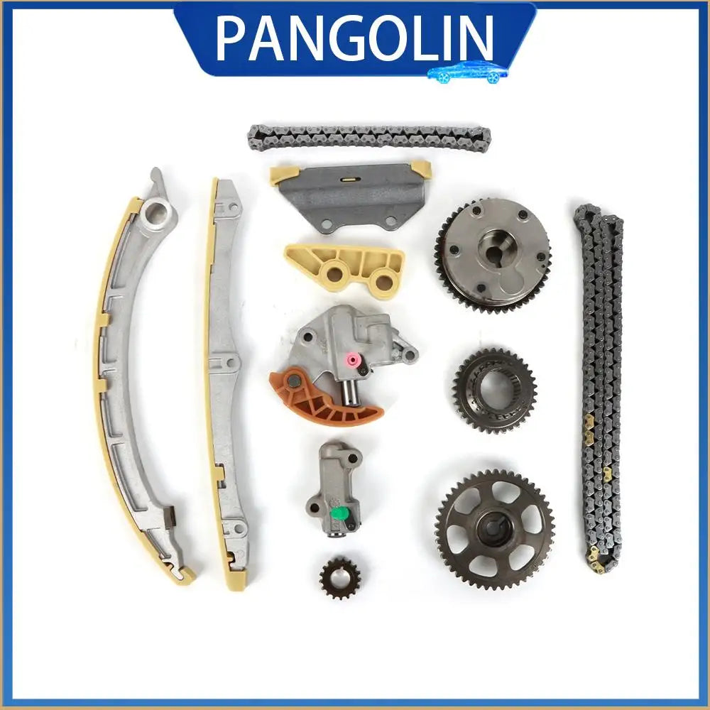 PANGOLIN Timing Chain Kit With Camshaft Adjuster Sprocket And Tensioner For Honda ILX Accord Civic Crosstour CR-V 2.4L Engine
