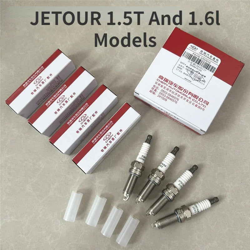 4Pcs/Set Original Jetour X70 X90 X70PLUS X95 Spark Plug for 1.5T and 1.6L Models