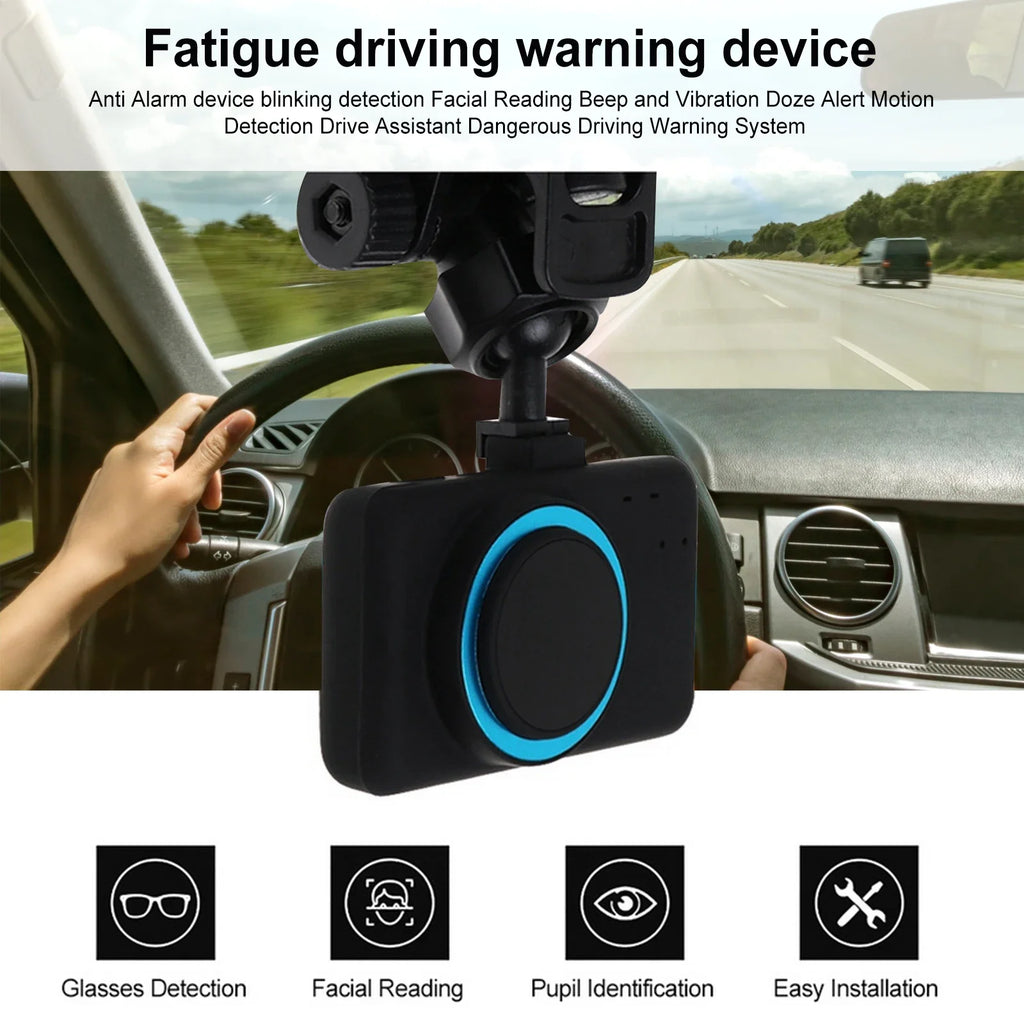Car Accessories Fatigue Warning Alarm Device Head Up Driving Safe System for Truck Drivers Long-Distance Trip Prevent Drowsiness