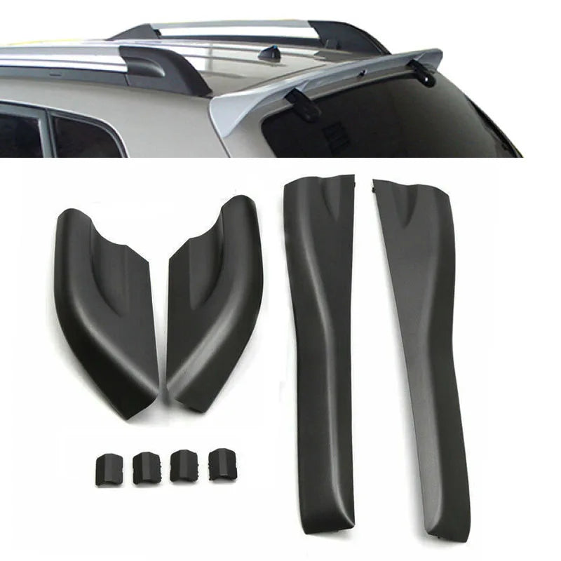 Car Roof Luggage Rack Cover For Hyundai Tucson 2005 2006 2007 2008 2009 Roof Rack Rail End Cover Shell Cap