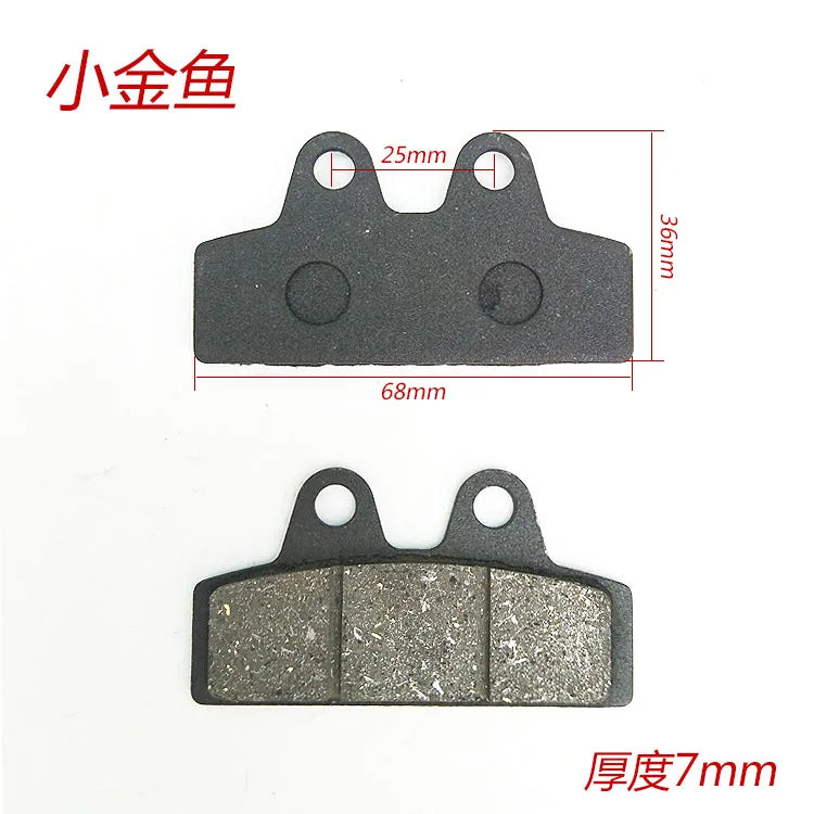 Pastillas de freno de disco delanteras y traseras para motocicletas de 50 cc, 125 cc, 150 cc y 250 cc, CBR, CRF, CTCT, CBX, scooter y ciclomotor.