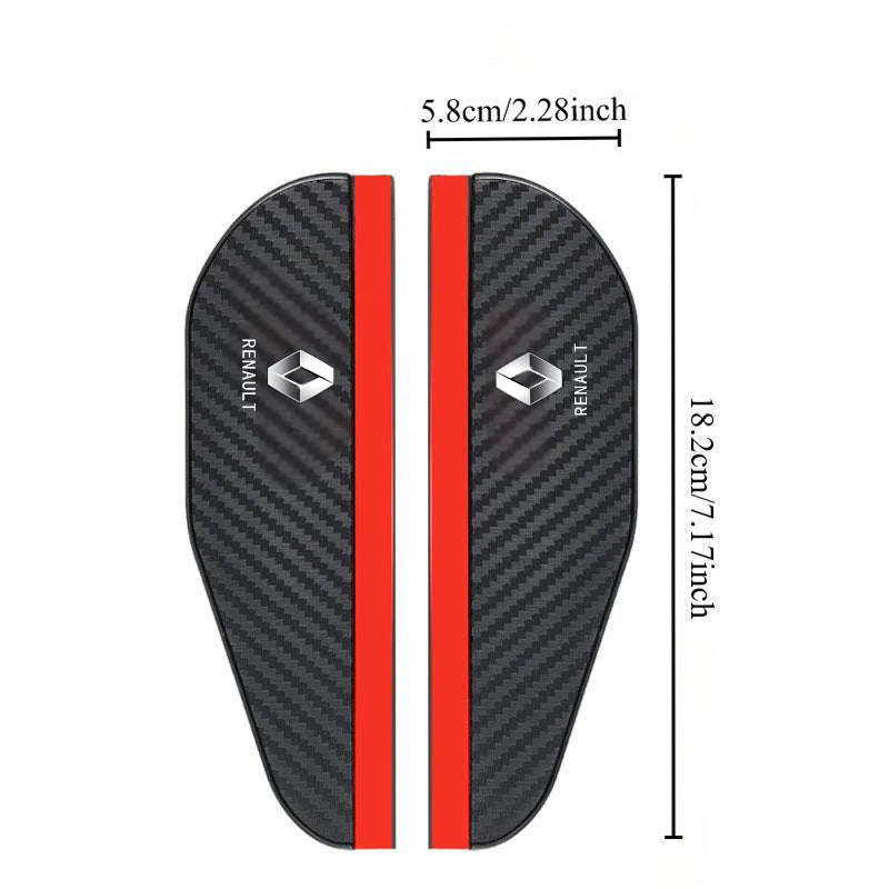 Car Rearview Mirror Eyebrow Rainproof Cover Accessories for Renault Megane 2 3 4 Twingo Clio Talisman Captur Trafic Kwid Fluence