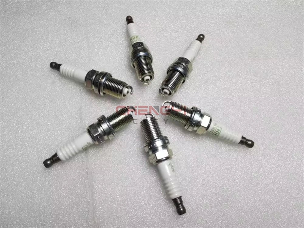 6PCS 6G72 Spark Plug For Pajero Montero K96W V43W V63W V73W V93W MS851335 MS851368 BKR6EGP (Platinum)