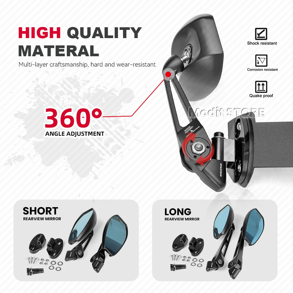 For Aprilia SR GT200 SR GT 200 srgt 200 Motorcycle Accessories Mirrors Bracket Kit Windshield Rearview Mirrors Holder Holder Ada