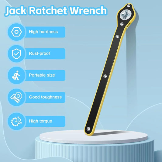 Car Mounted Small Car Universal Crank Handle Accessories with CAR Tools Car Jack Handle Lever Labor-saving Wrench Tool