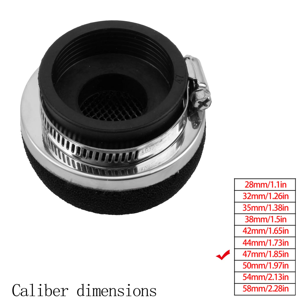 Motorcycle Air Filter Cleaner Air Filter 2 Stroke Engine Dirt Pit Bike Scooter 28/32/35/38/42/45/50/54/58MM Moto Parts