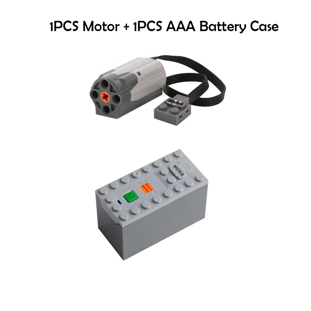 Technical Part 8883 M Motor Compatible with legoeds Power Functions Building Block Car Truck Vehicles Model Power Up Speed Motor