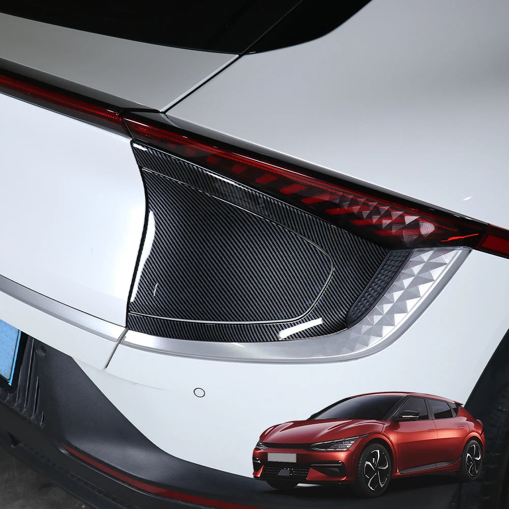 For KIA EV6 2021-2026 Accessories Car Battery Charging Port Panel Trim Cover Tailgate Side Exterior Accessories LHD/RHD