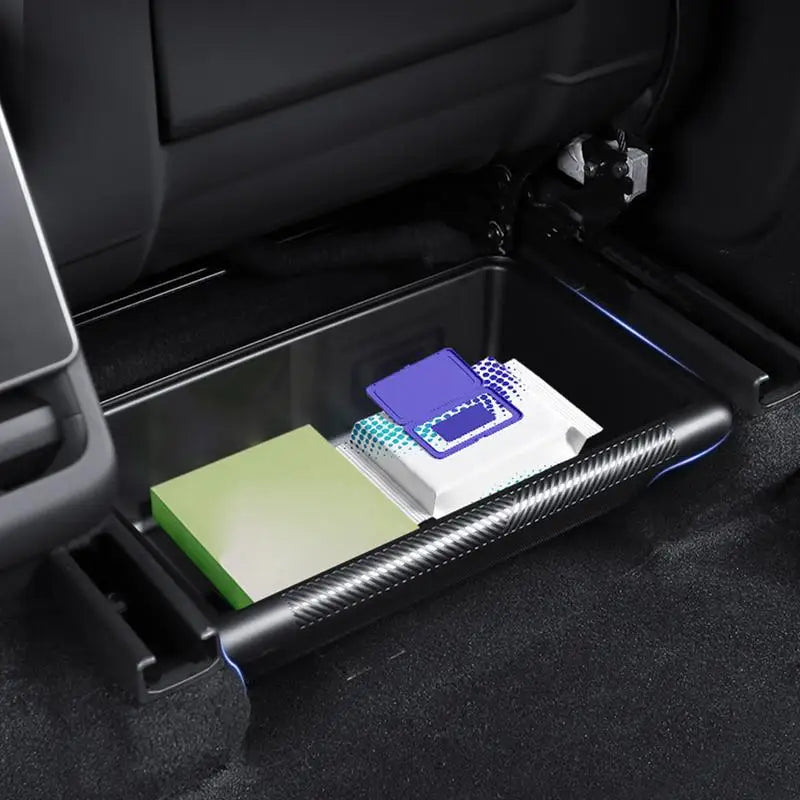 Car Under Seat Storage Box Car Under Seat Tray Layered Storage Case Under Air Vent Storage Case Car Interior Accessories