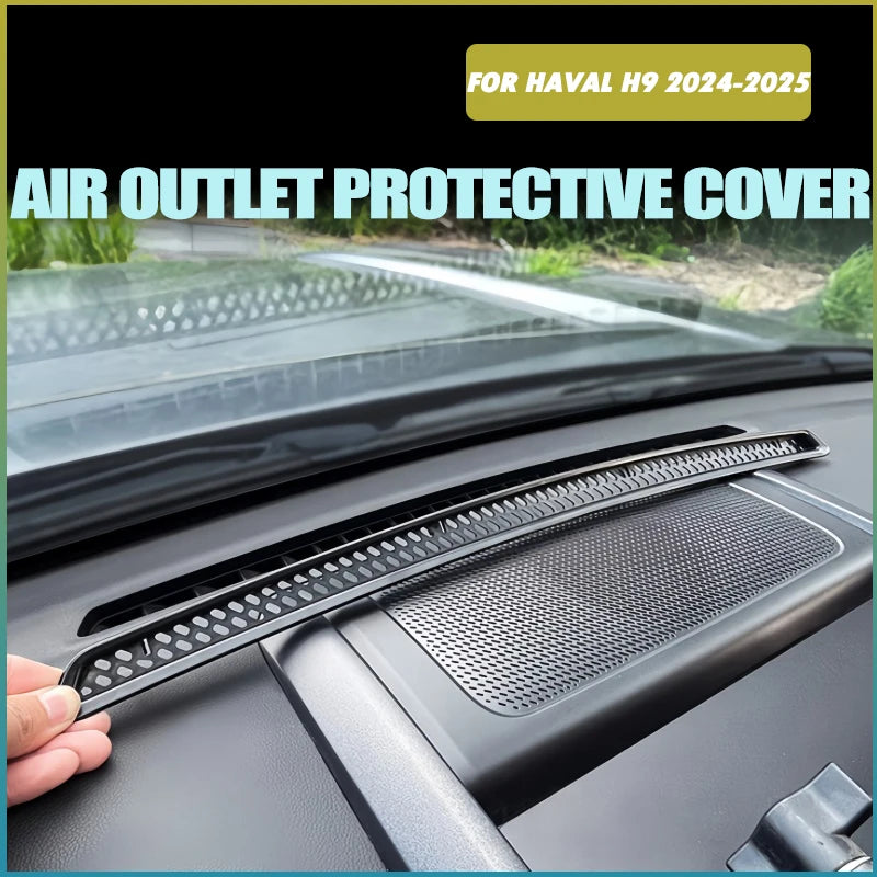 Car Center Console Air Outlet Protective Cover Protective Cover Fit for Haval H9 2024-2025 High Quality Car Exterior Accessories