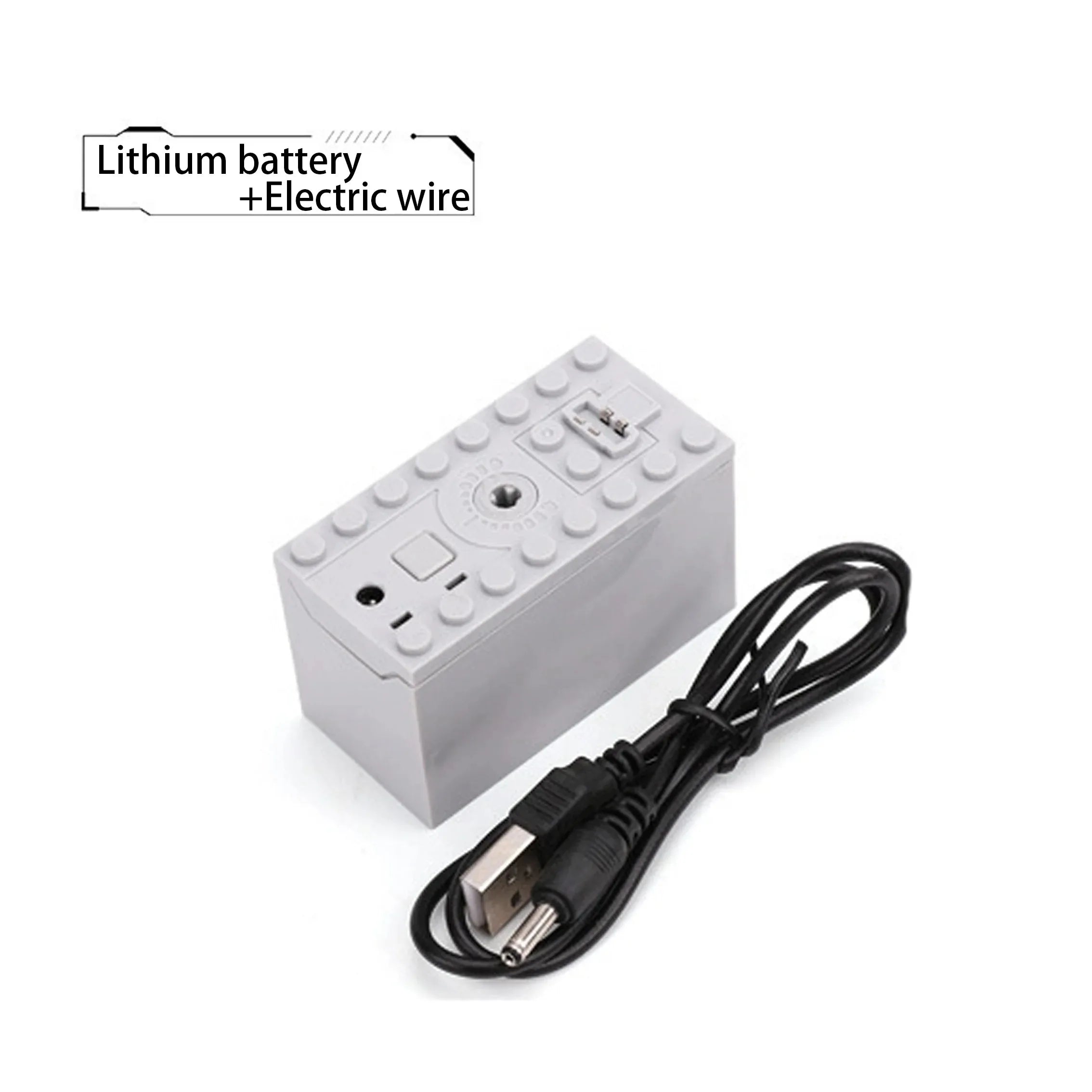 Electric Motor Set the Car Remote Control Battery Box Switch with Led Light Power Function MOC Building Blocks Cars Motor Toys