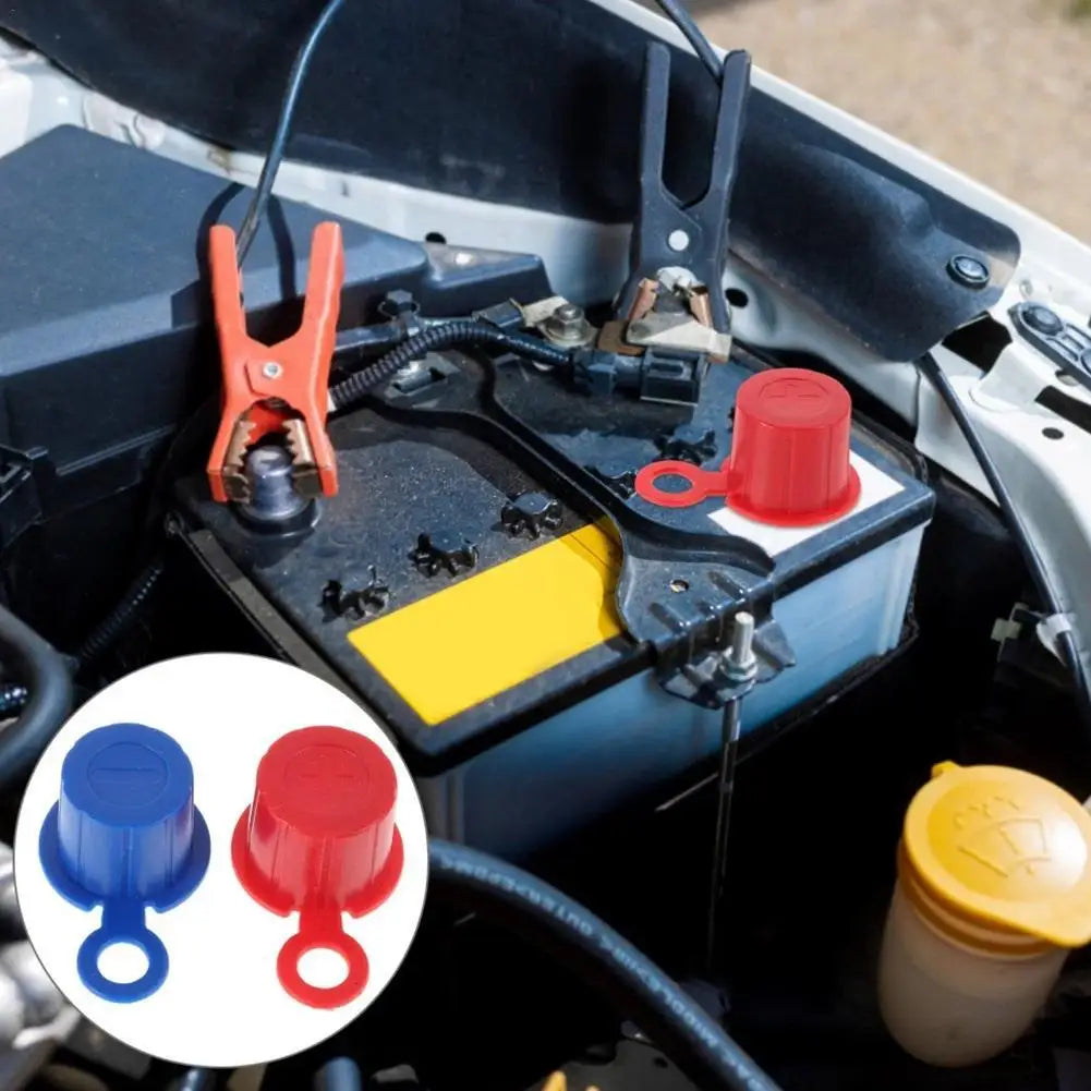 Car Battery Terminal Protection Cover Insulated Cap For Truck SUV High Strength Material Water Dust Proof Battery Protector