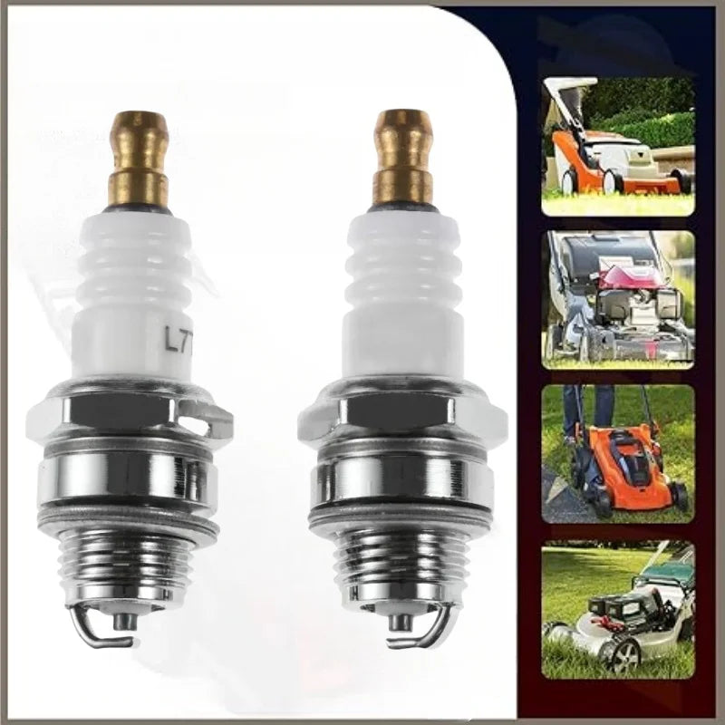 L7T Spark Plugs Chainsaw Lawn Mowers Spark Plug Garden Lawnmower Spark Plug for 152 Gasoline Engines Replacement Accessories