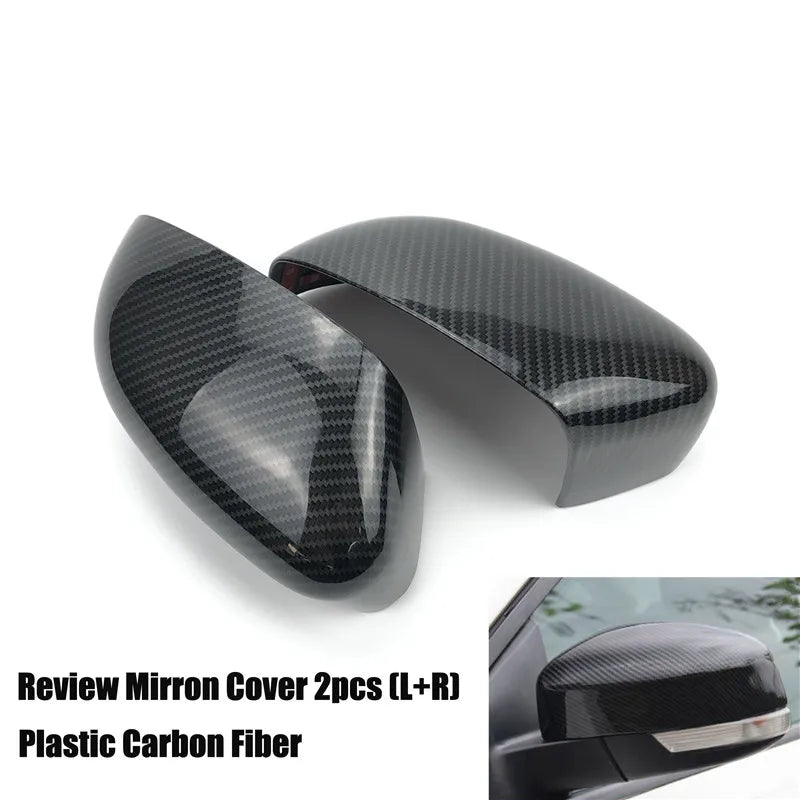 Accesorios de estilo de coche, embellecedor decorativo de fibra de carbono para Ford Focus 3 mk3 Sedán Hatchback 2012-2014