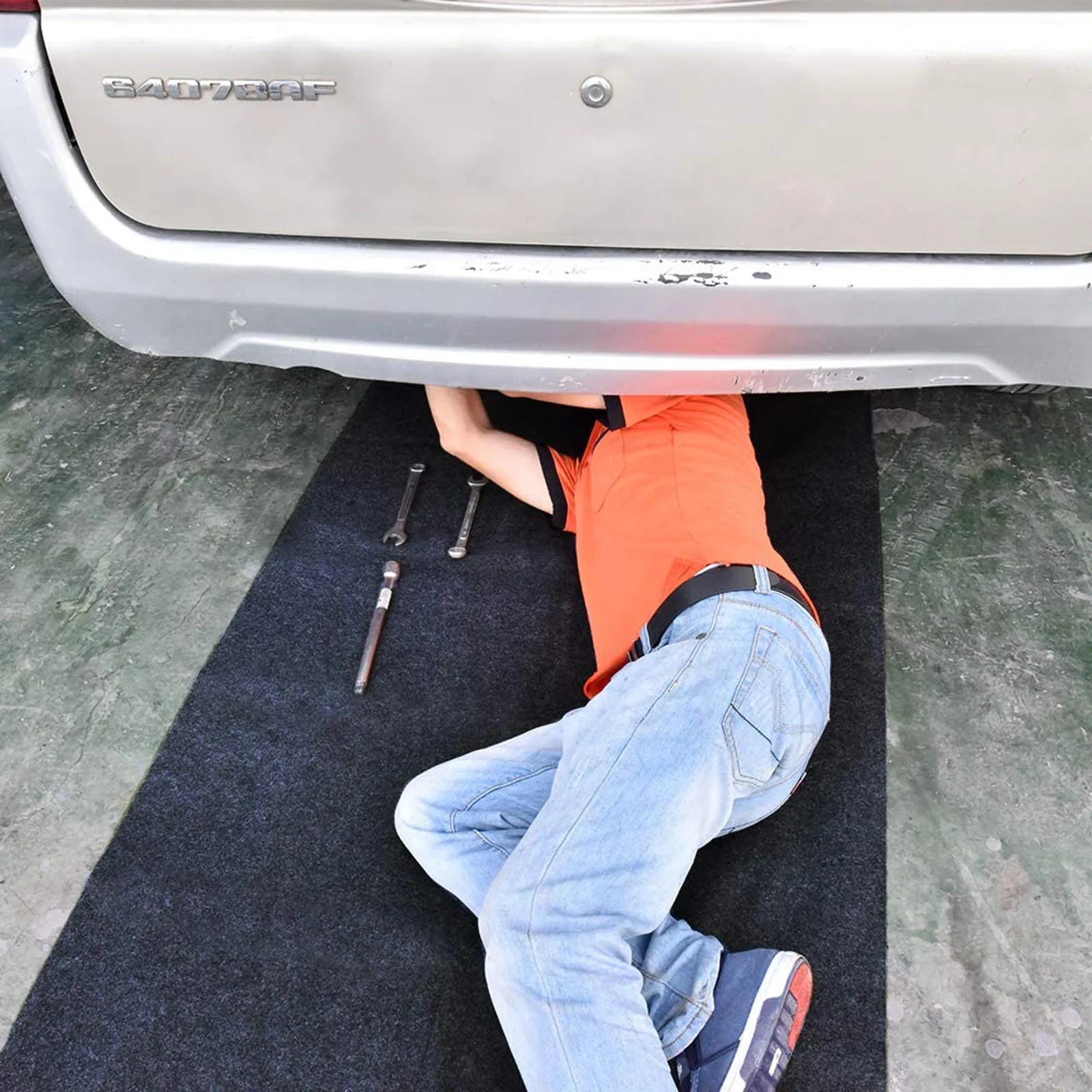 Maintenance Mat For Under Car Or Equipment , Soft And Comfortable,Absorbent Floor Clean(Maintenance Mat:36inches X 60inches