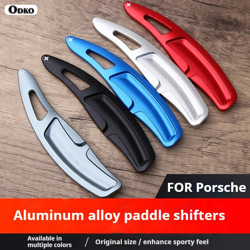 For Porsche 991 2019 model Car Interior Accessories Aluminum Alloy Car Steering Wheel Gear Shifters Paddle Shift Extension