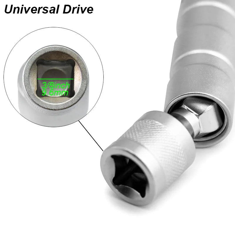 Adaptador de llave de tubo para bujías de 14 mm y 16 mm, kit de reparación, instalación, reemplazo, torsión giratoria, herramienta de extracción magnética para quitar espacios en el coche.