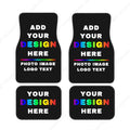 Custom Floor Mats for Cars 4 Piece Personalized Add Your Name Photo Logo Text Customized Car Floor Liners Car Accessories