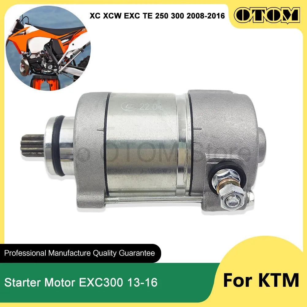 Motorcycle 2008-2016 Starter Motor Electrical Start For KTM XC XCW EXC HUSQVARNA TE 250 300 Motocross 55140001000 Engine Parts