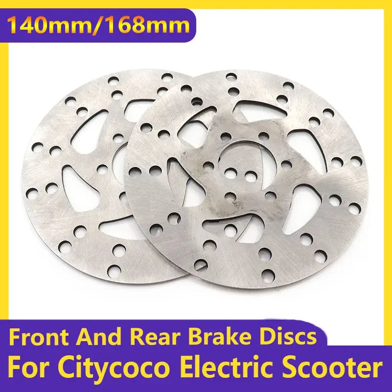 140mm/168mm Front and Rear Brake Discs Of Electric Vehicles  Hydraulic for Citycoco  Scooter Accessories Parts