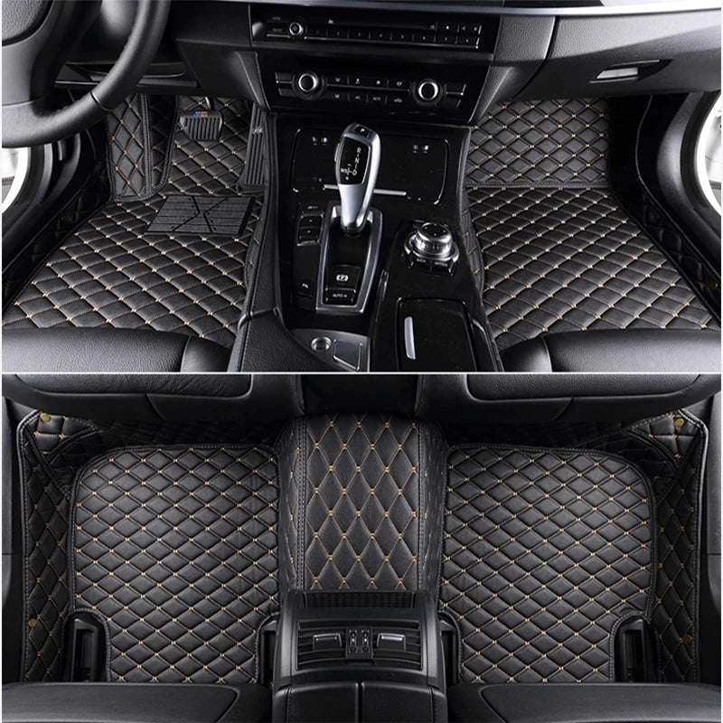 Car Floor Mats For Mazda Cx-5 2012 20132014 2015 2016 2017 2018 Flash Mat Leather Custom Foot Pads Automobile Carpet Car Covers