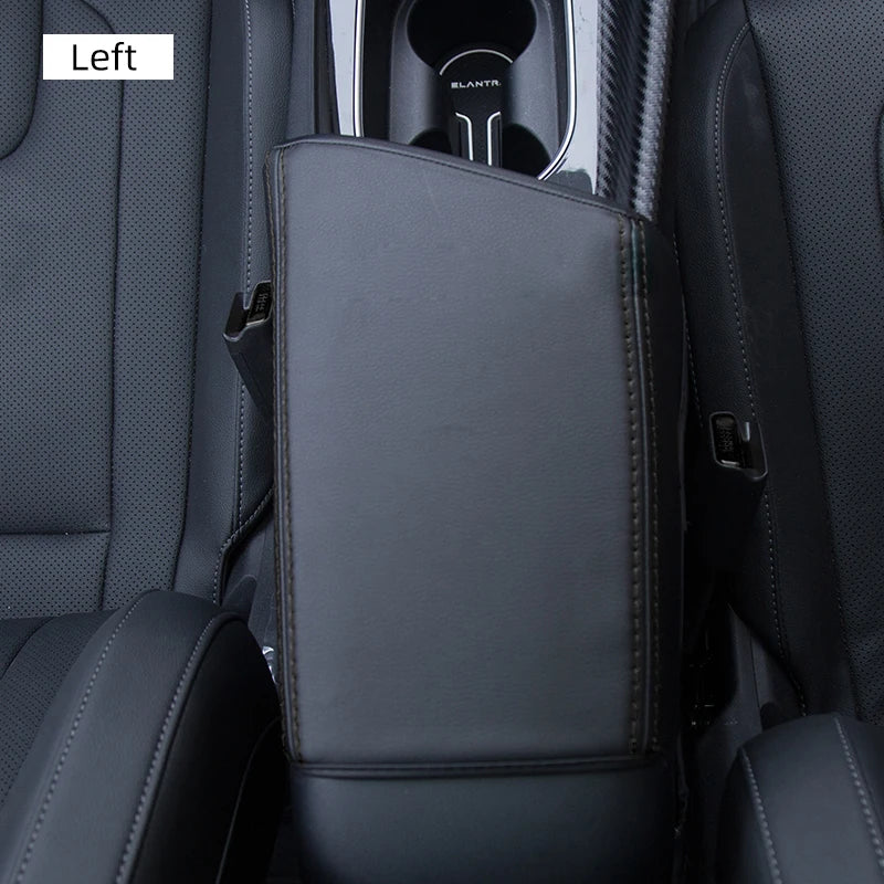 For Hyundai Elantra CN7 Accessories 2021 2022 2023 2024 Car Center Armrest Box Leather Protective Cover Car Decorate