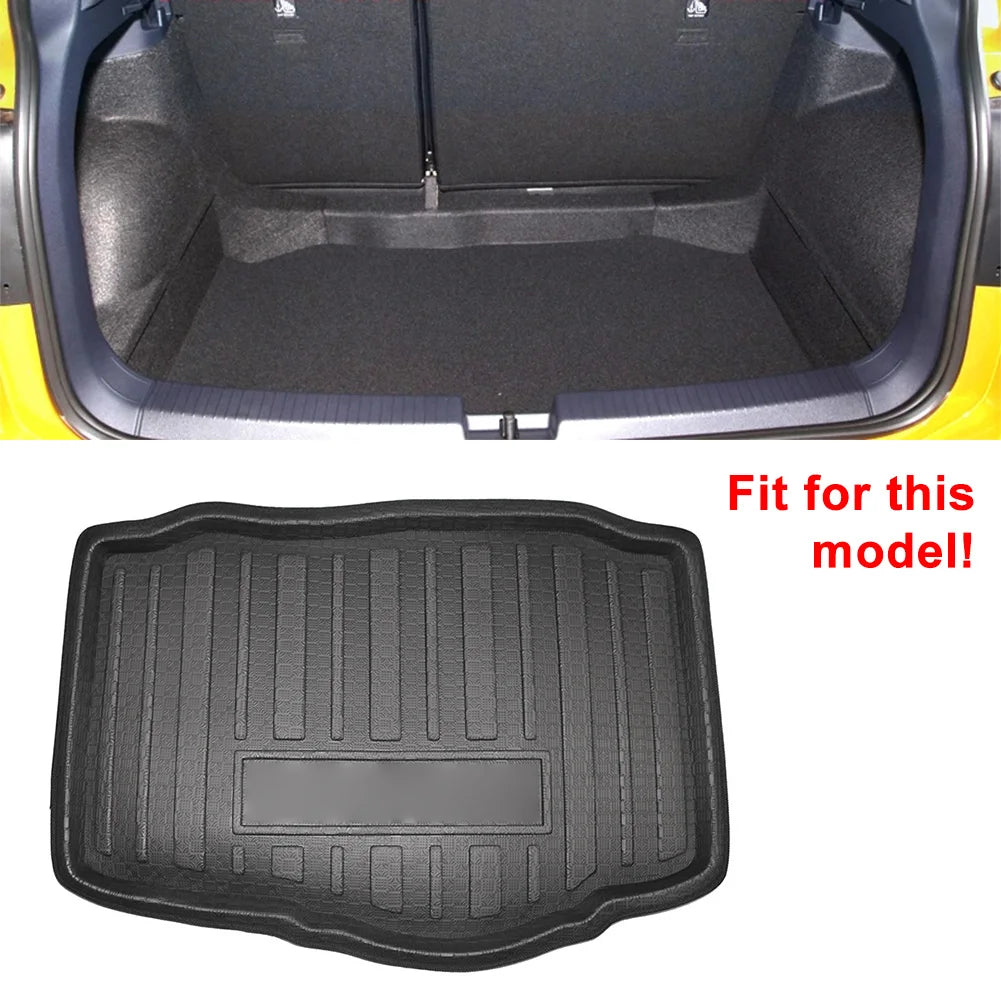 Car Rear Trunk Mat for Volkswagen VW T-Cross C11 R-Line LWB 2019~2023 Custom Luggage Liner Tray Pad Boot Carg Cover Accessorise