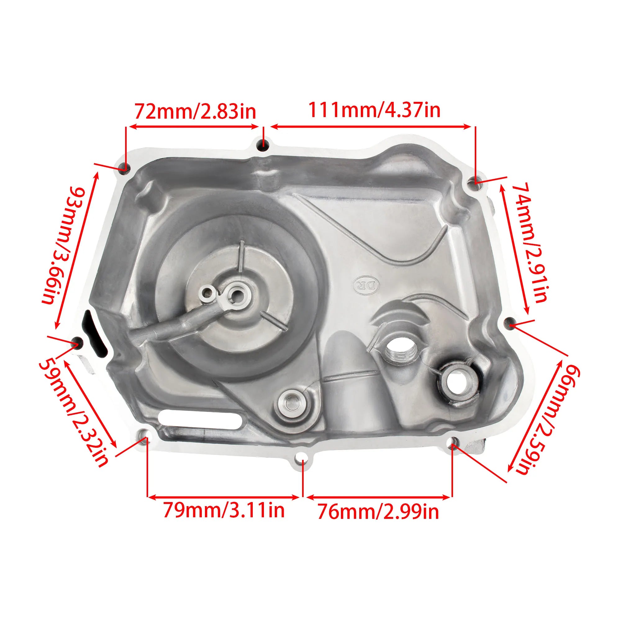Motorcycle Accessories Right Side Clutch Cover Crankcase Covers For 50cc 70cc 90cc 110cc 125cc ATV Go Kart Dirt Bike Assembly