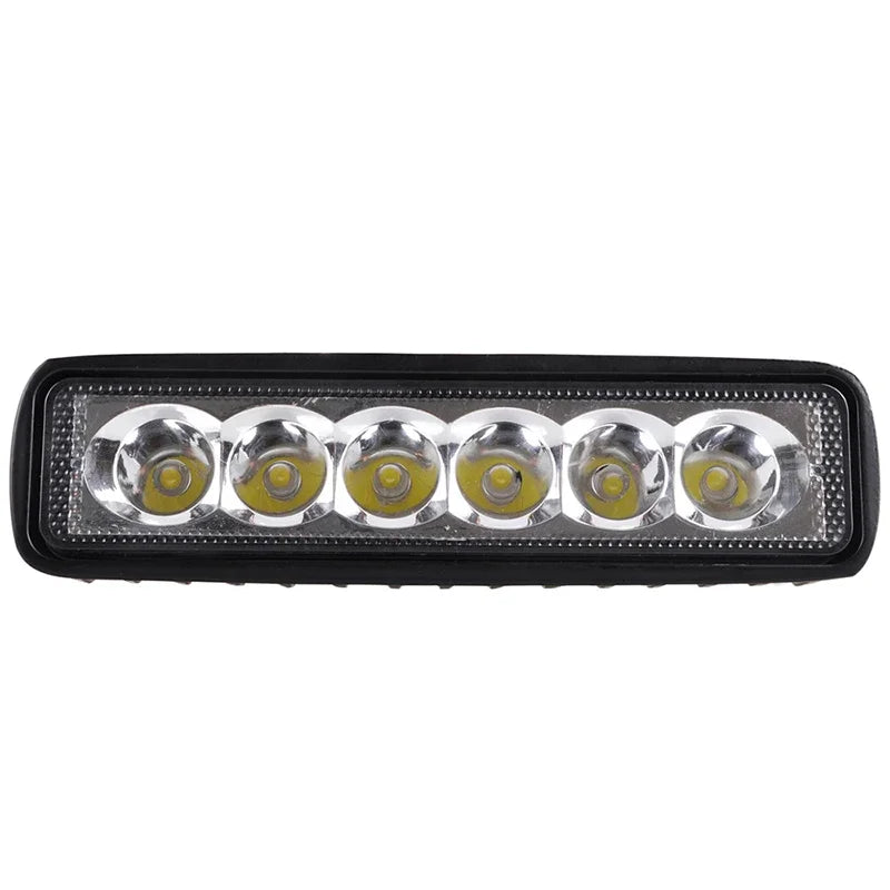 Car Work Light 6LED DRL Spotlight High Quality Waterproof Auto Offroad SUV Truck Universal Night Safety Driving Lamp 18W 12V