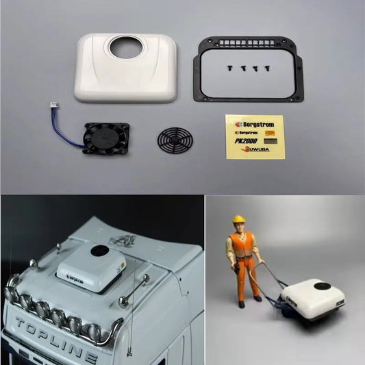 Aire acondicionado modelo de estacionamiento de techo para camión Tamiya