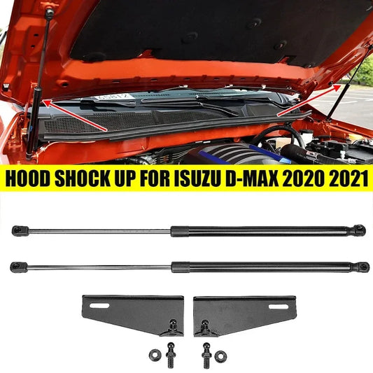 Pickup Accessories Front Hood Bonnet Gas Struts Lift Support Shock Damper for Isuzu D-Max 2019-2021